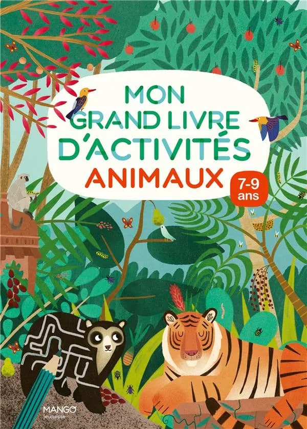 Mon grand livre d'activités : animaux : 7