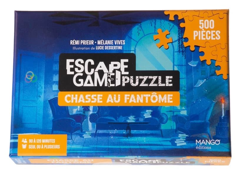 Escape game puzzle : chasse au fantôme : 500 pièces