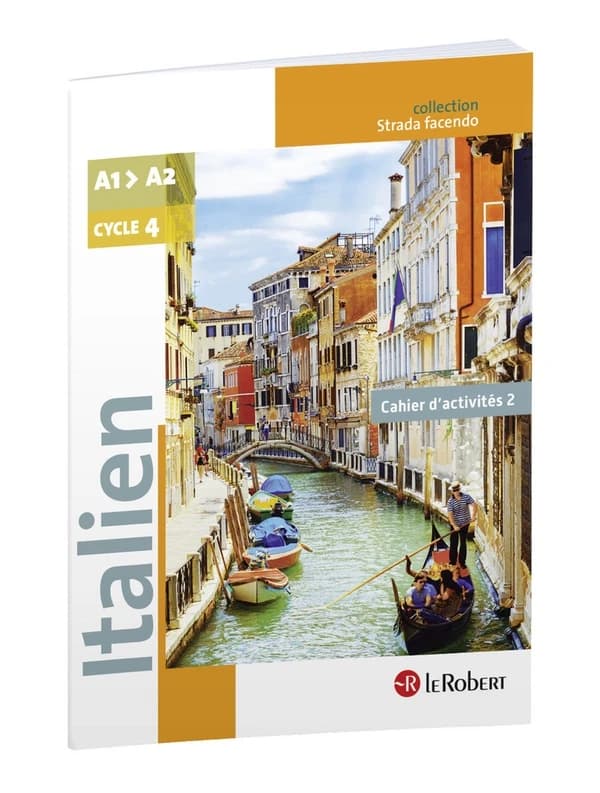 Italien ; cycle 4 ; A1-A2 ; cahier d'activités 2