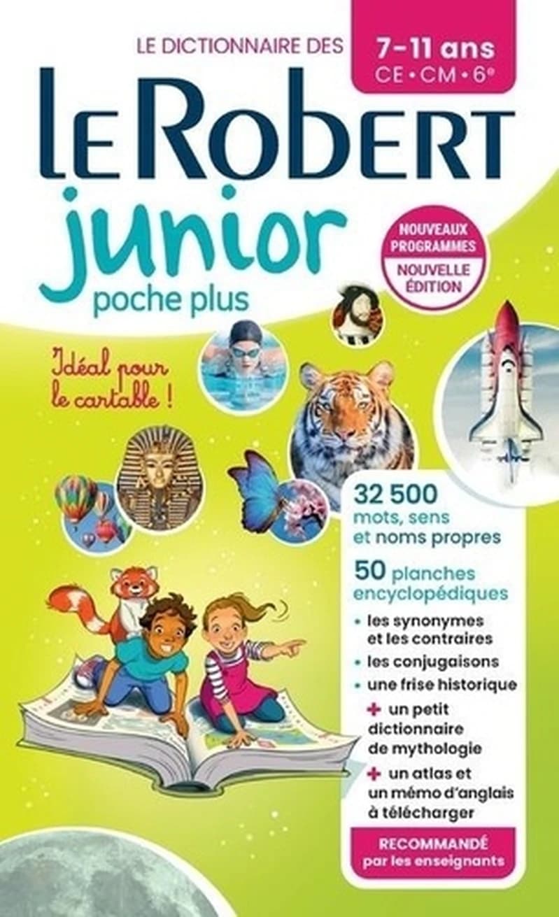 Le Robert junior poche plus : le dictionnaire des 7-11 ans, CE-CM-6e (Nouvelle éd.)