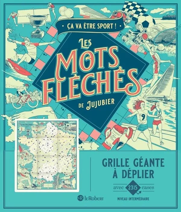 Ça va être sport ! : grille géante à déplier avec 2315 cases - niveau intermédiaire