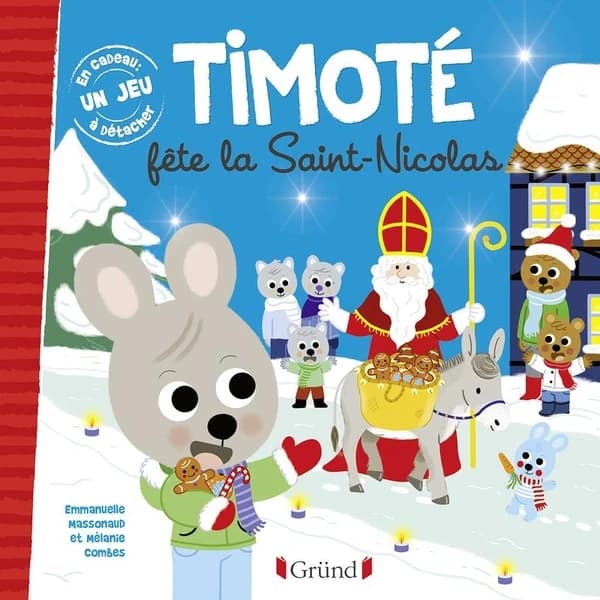 Timoté fête la Saint-Nicolas : Avec 1 jeu à détacher