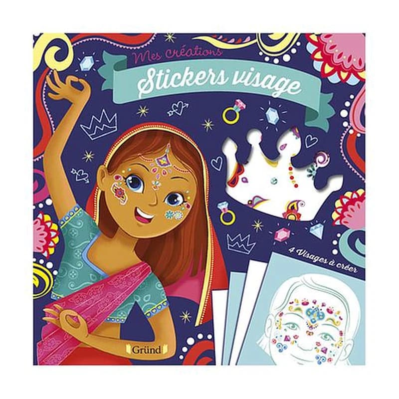 Mes Créations Stickers Visage Princesse du Monde