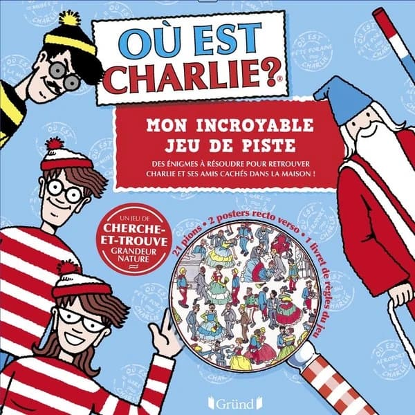 Où est Charlie ? : mon incroyable jeu de piste : [Image à découper]