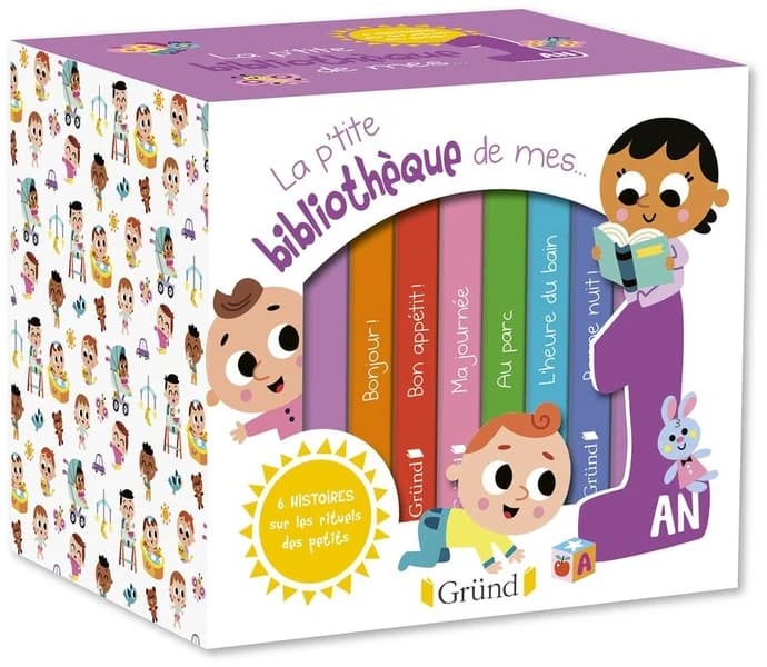 La p'tite bibliothèque de mes 1 an : 6 histoires sur les rituels des petits