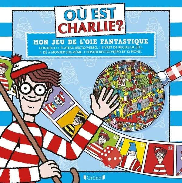 Où est Charlie ? : mon jeu de l'oie fantastique : [Image didactique]