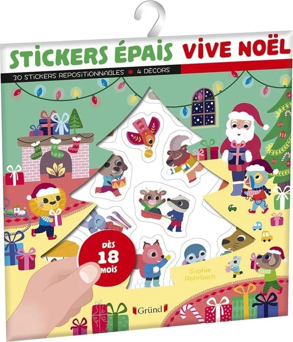 Stickers épais : vive Noël : [Autocollant]
