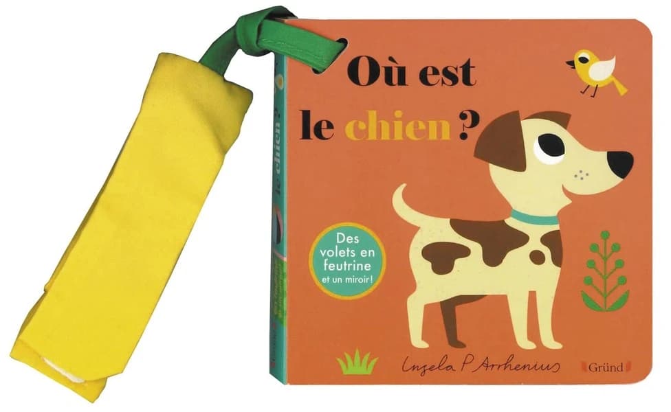 Où est le chien ? : des volets en feutrine et un miroir !