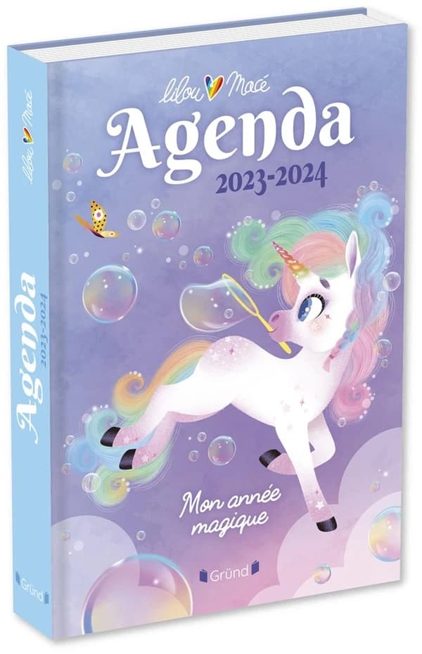 Lilou la licorne : agenda (édition 2023