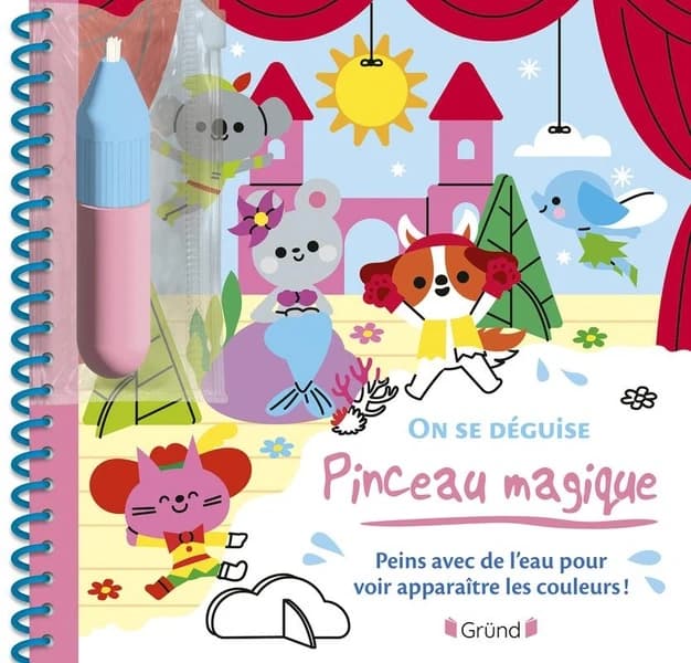 On se déguise ! : pinceau magique : [Album à colorier]