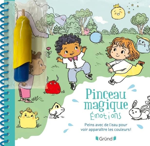 Pinceau magique : mes émotions : [Album à colorier]