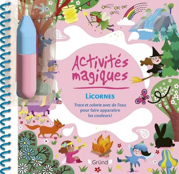 Mes activités magiques : licornes : [Album à colorier] : [image fixe]