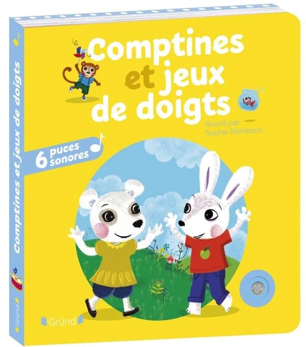 Comptines et jeux de doigts : 6 puces sonores