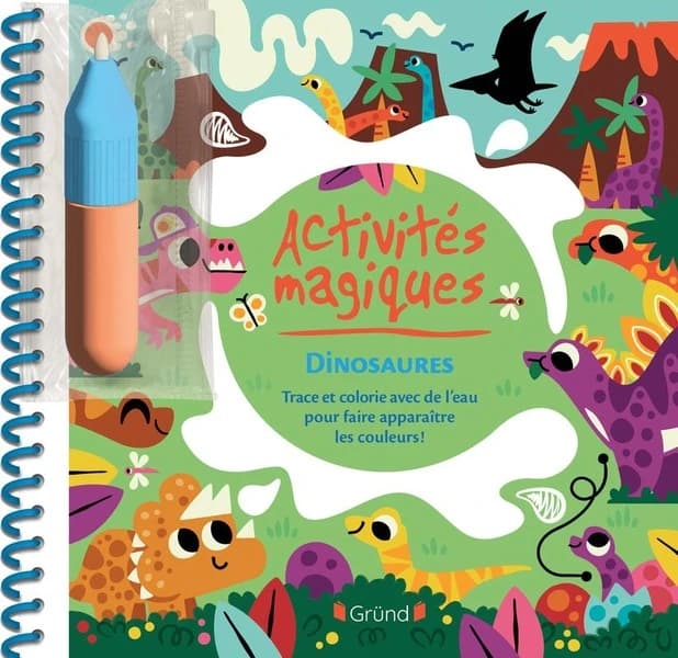 Mes activités magiques : dinosaures : [Album à colorier]