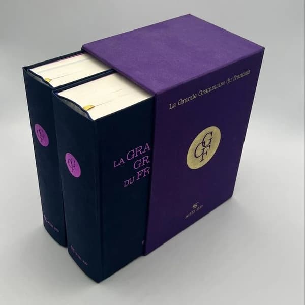 La Grande Grammaire du français : Ecrin en 2 volumes : Tomes 1 et 2