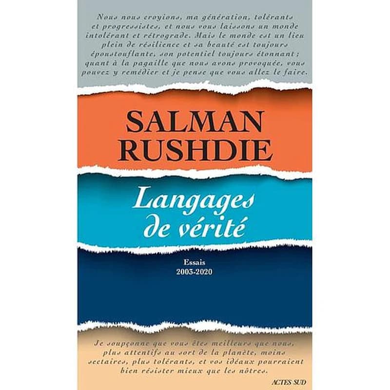 Langages de vérité : essais 2003-2020