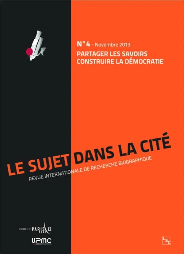 Partager les savoirs construire la democratie