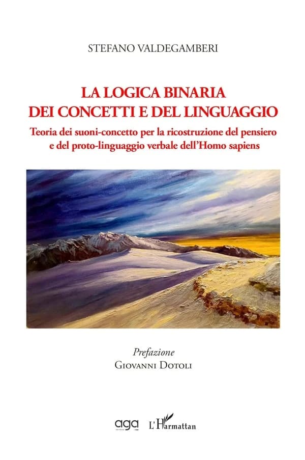 La logica binaria dei concetti e del linguaggio : teoria dei suoni-concetto per la ricostruzione del pensiero e del proto-linguaggio verbale dell'Homo sapiens
