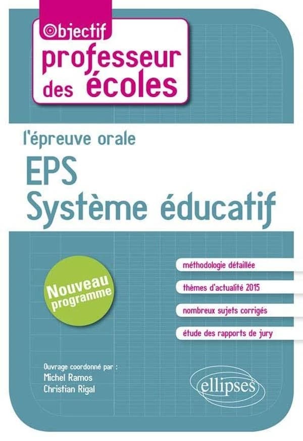 L'épreuve orale EPS, système éducatif : CRPE nouveau programme
