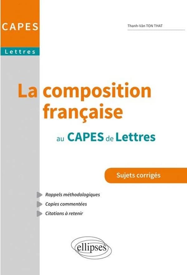 La composition française au CAPES de lettres