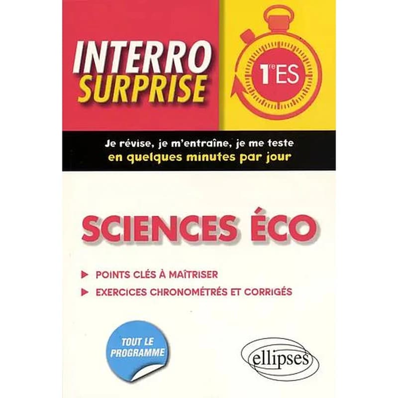 Interro surprise : Sciences éco
