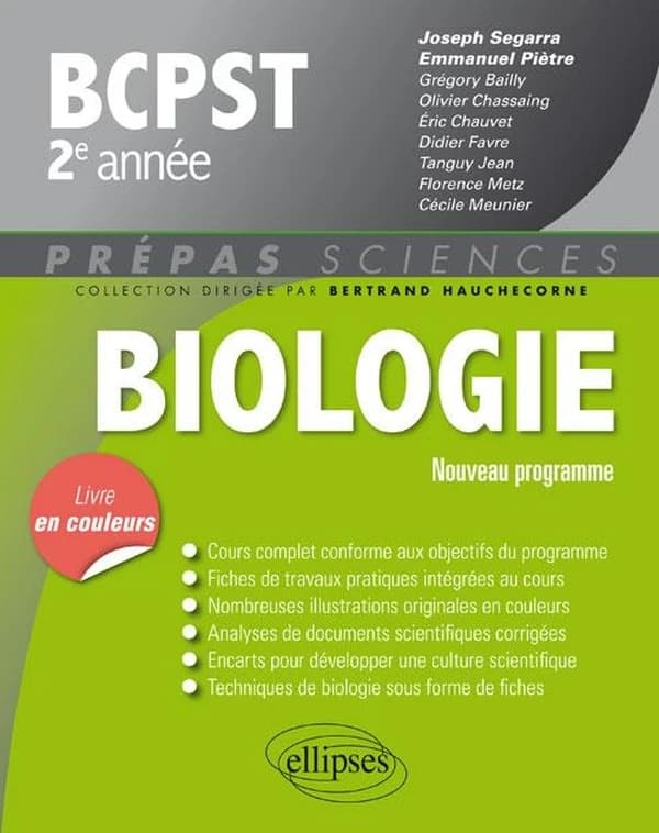 Biologie : BCPST, 2e année : nouveau programme