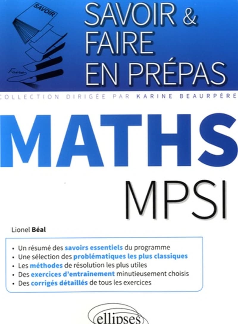 Maths, MPSI