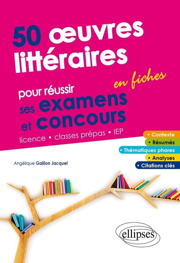 50 oeuvres littéraires en fiches : pour réussir ses examens et concours