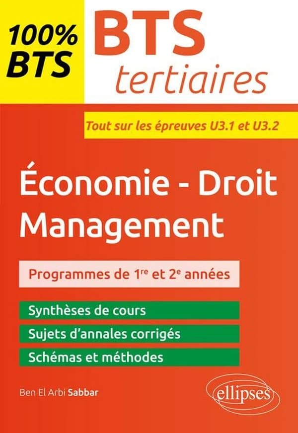 BTS tertiaires ; économie, droit, management ; épreuves U3.1 et U3.2