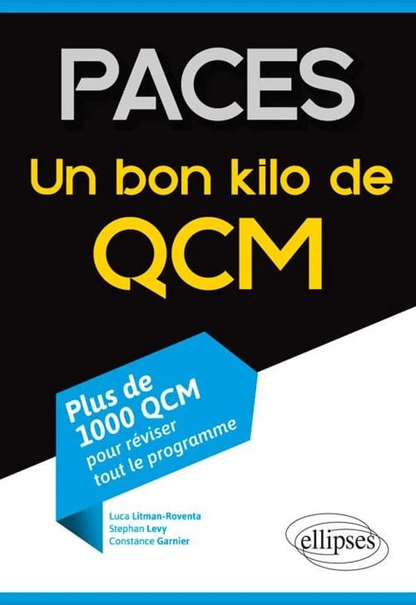 PACES : un bon kilo de QCM, plus de 1000 QCM pour réviser tout le programme