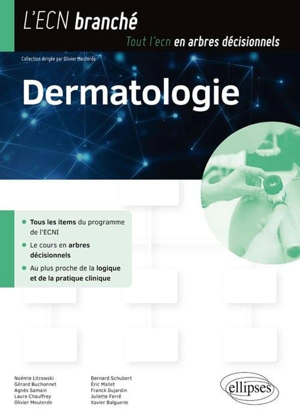Dermatologie : tous les items du programme de l'ECNI...