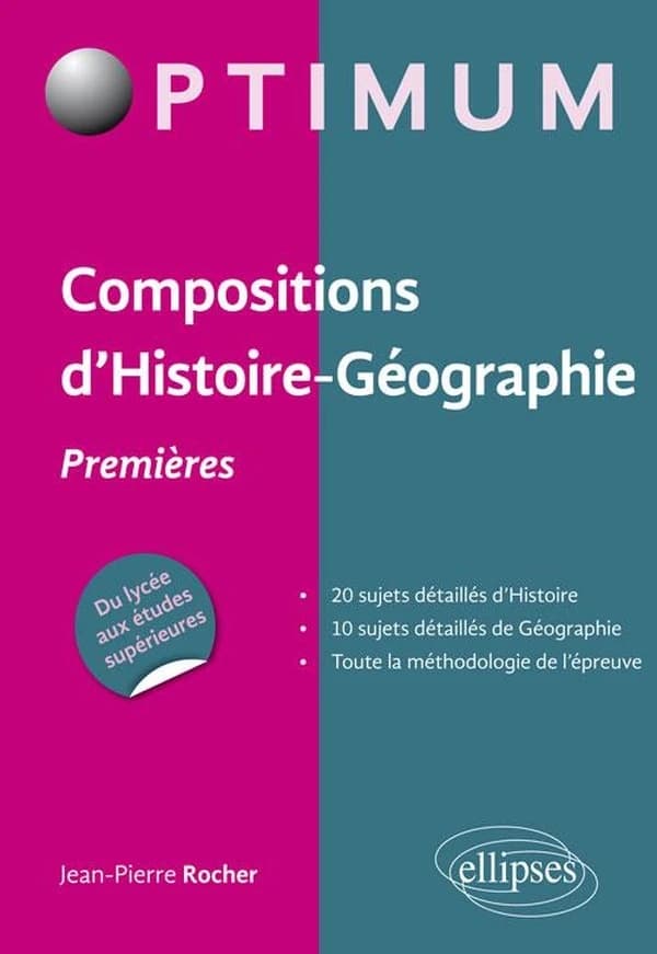 Compositions d'histoire-géographie : premières