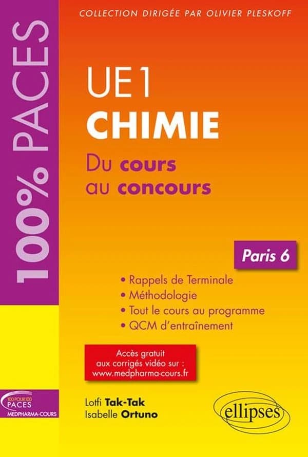 UE1, chimie : du cours au concours : Paris 6