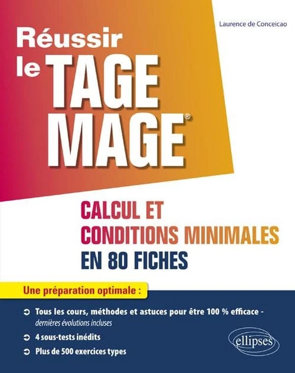 Réussir le TAGE MAGE : calcul et conditions minimales en 80 fiches