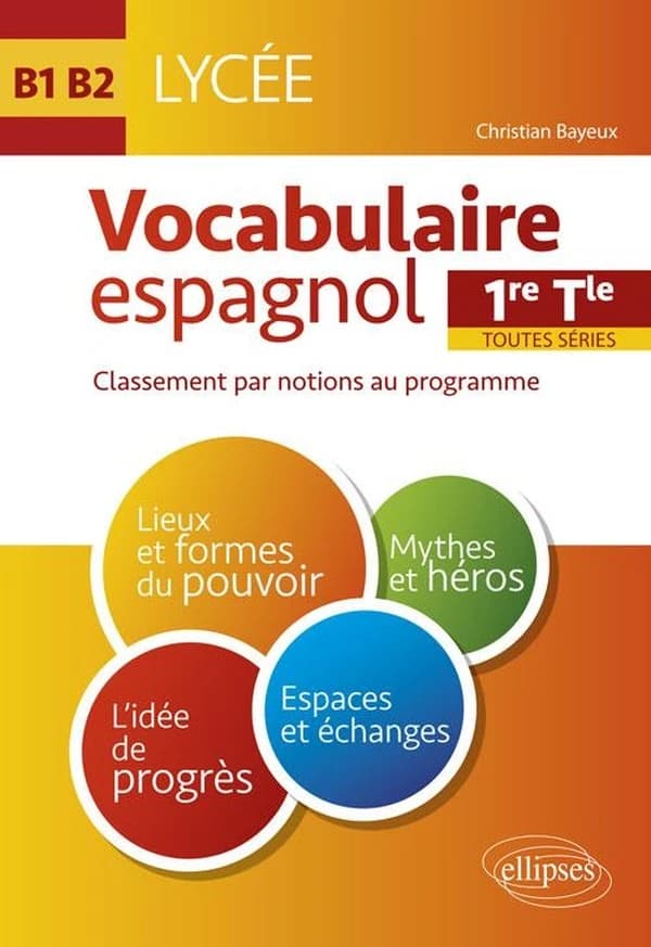 Vocabulaire espagnol ; 1re, terminale ; B1>B2 (édition 2018)