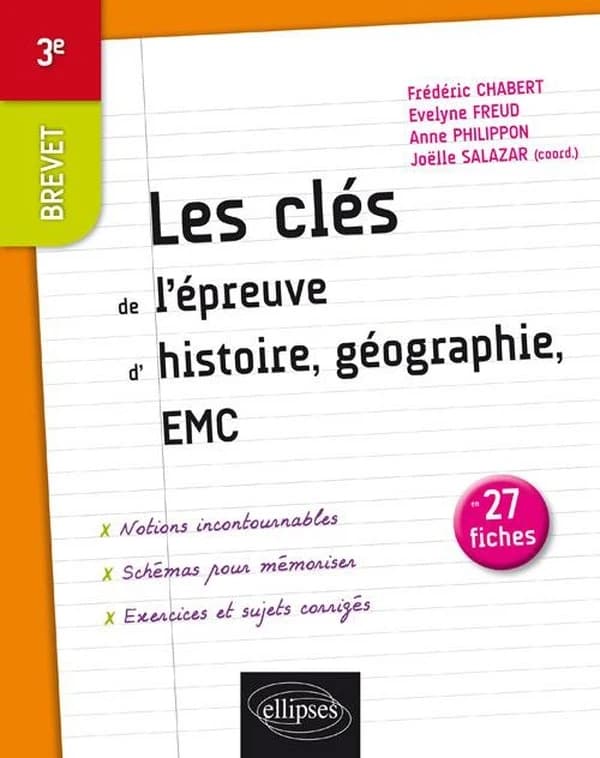 Les clés de l'histoire-géographie ; brevet ; 3e (édition 2019)