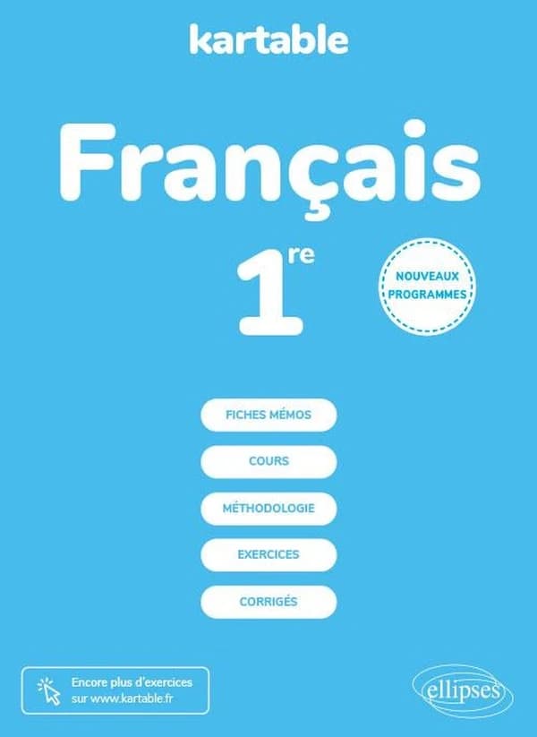 Français 1re : nouveaux programmes