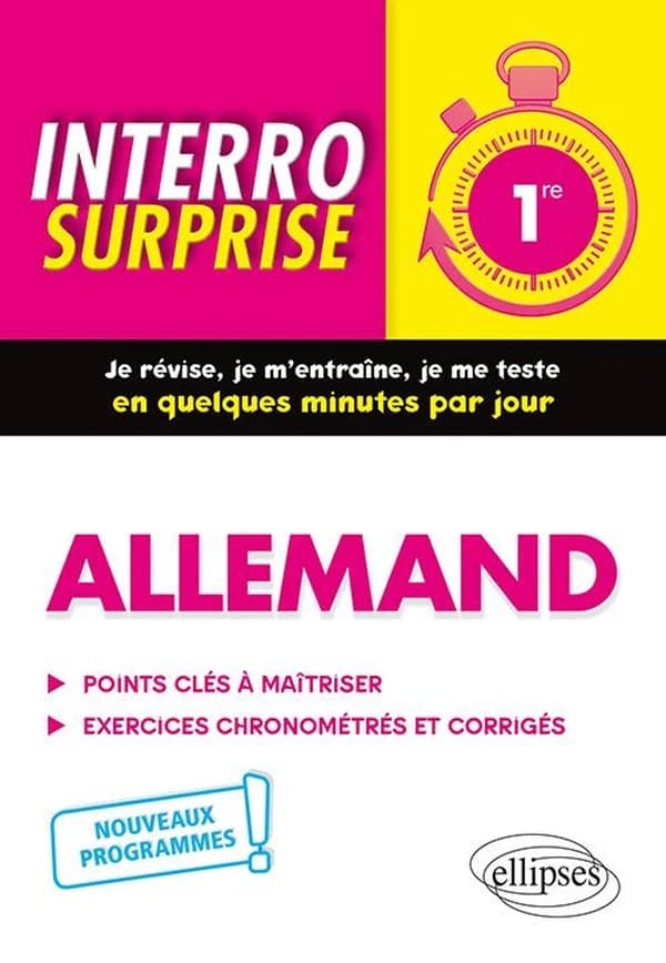 Allemand 1re