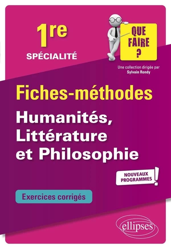 Spécialité humanités, littérature et philosophie : première : nouveaux programmes