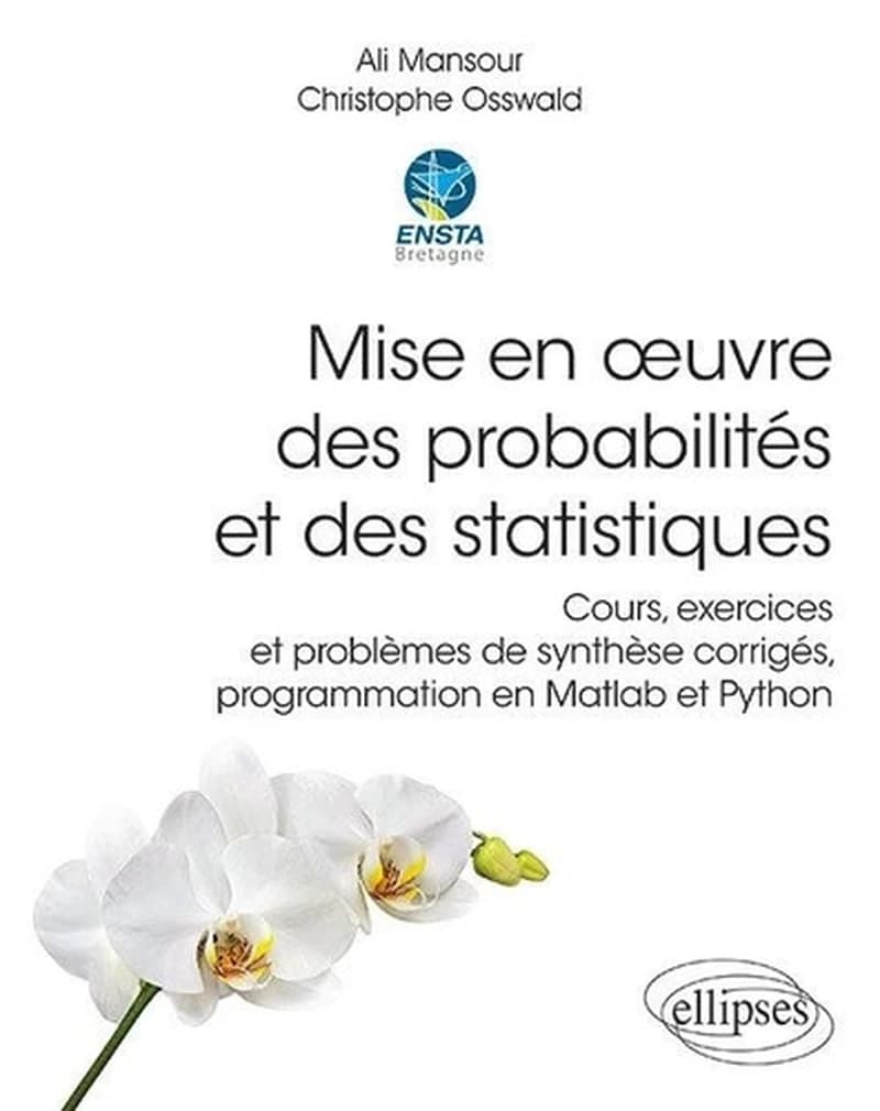 Mise en oeuvre des probabilités et des statistiques  - Cours, exercices et problèmes de synthèse corrigés, programmation en Matlab et Python