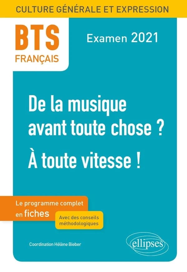 BTS français ; culture générale et expression ; 1. de la musique avant toute chose ?