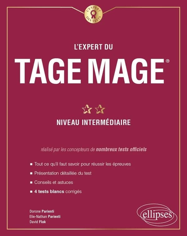 L'expert du TAGE MAGE : niveau intermédiaire : 4 tests blancs