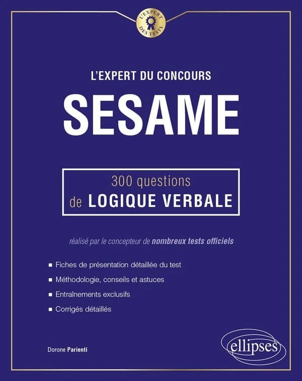 L'expert du concours SESAME : 300 questions de logique verbale