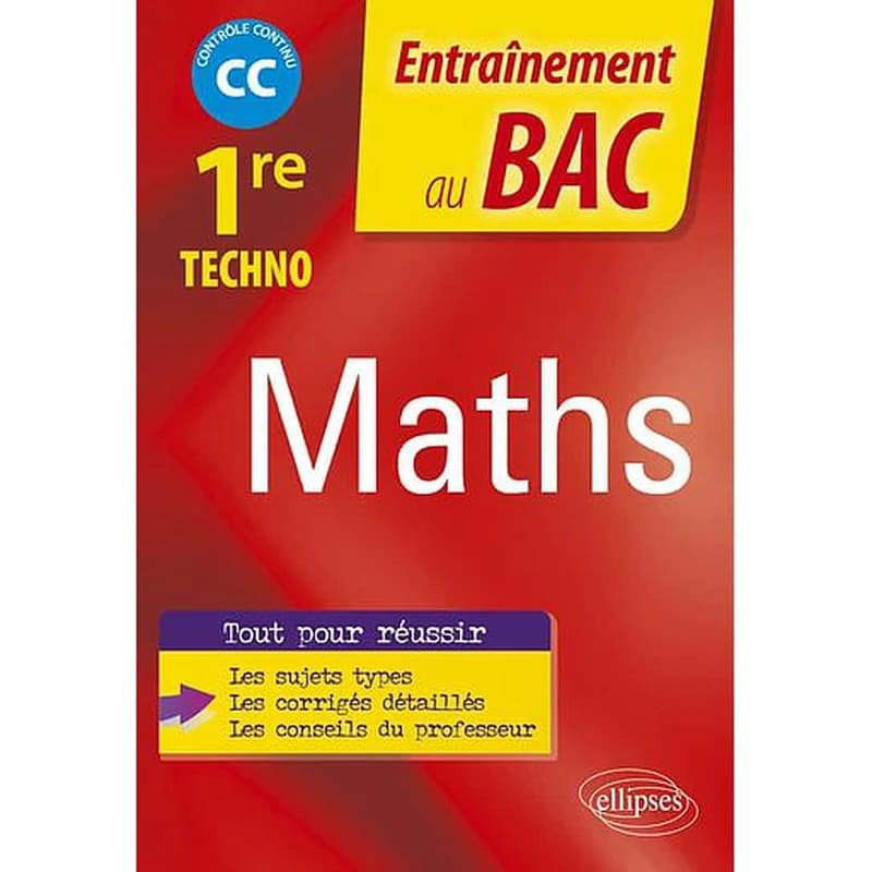 Maths 1re techno