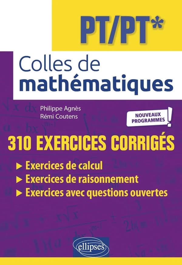 Colles de mathématiques : PT, PT* : nouveaux programmes !