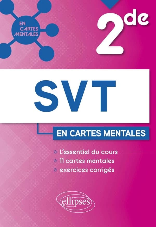 SVT : seconde ; 11 cartes mentales et exercices corrigés