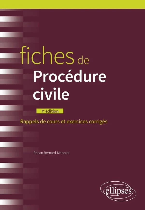 Fiches de procédure civile (7e édition)