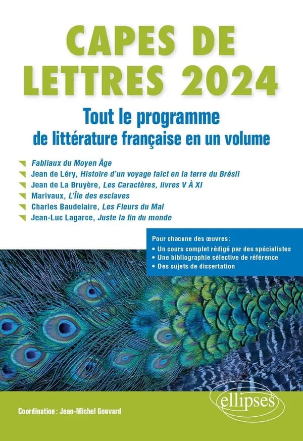CAPES de lettres modernes 2024 : tout le programme de littérature française en un volume