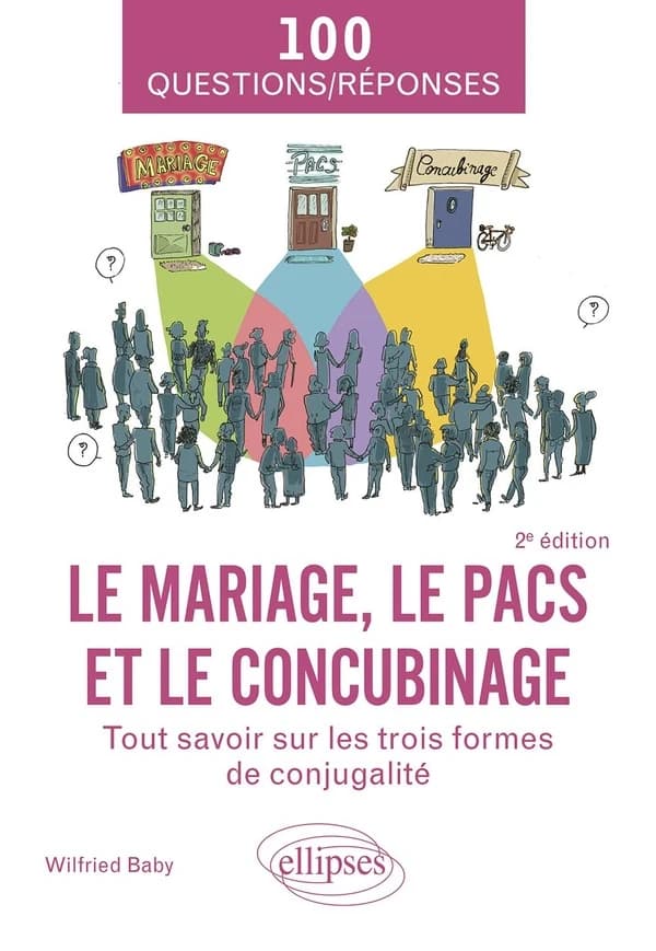 Le mariage, le PACS et le concubinage : [tout savoir sur les trois formes de conjugalité] (2e éd.) Wilfried Baby ; préface de Bernard Beignier