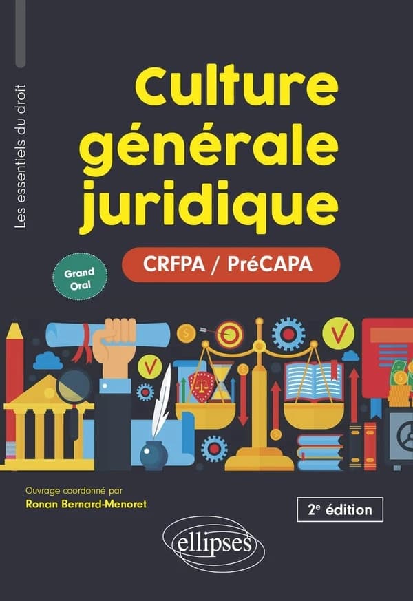 Culture générale juridique : CRFPA-PréCAPA : grand oral (2e éd.) ouvrage coordonné par Ronan Bernard-Menoret